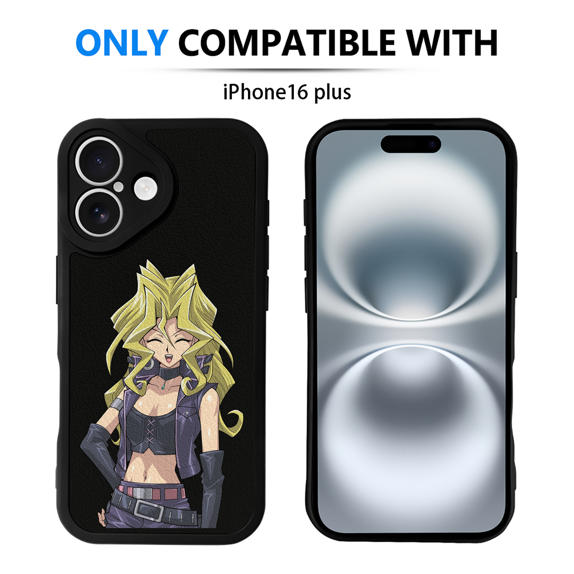 遊☆戯☆王 Yu-Gi-Oh! 【iPhone 16シリーズ対応】シリコンスマホケース（レザー調） 材質：シリコン